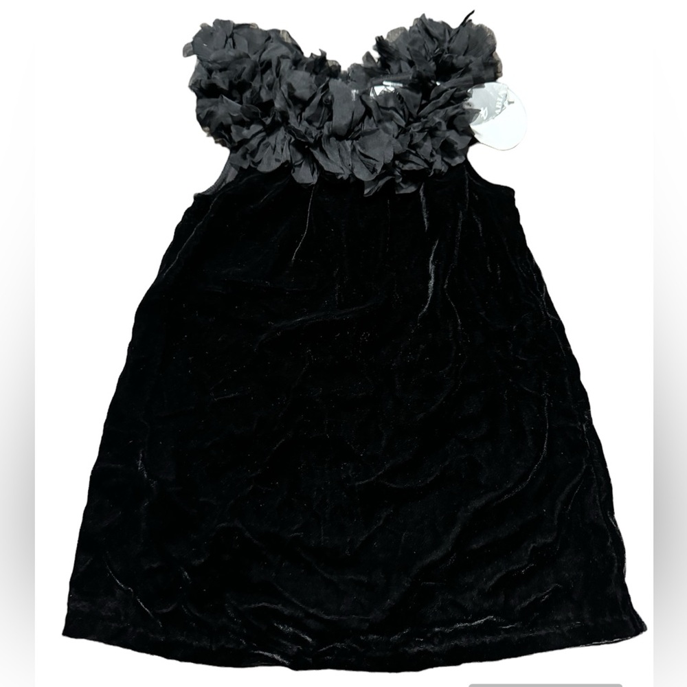 CHARABIA***Black Velvet Party Dress***Size 2 $389
